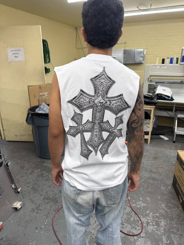 10LORD Sleeveless white- La Apparel -  T-shirt