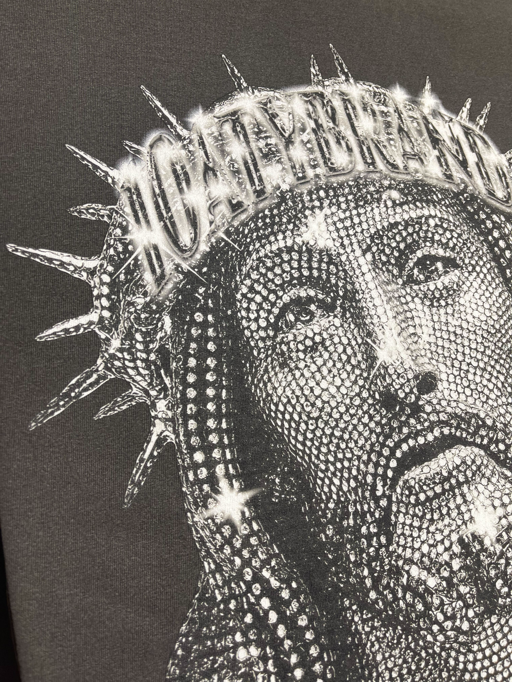 10LORD white- La Apparel oversized Shoulder Drop -  T-shirt