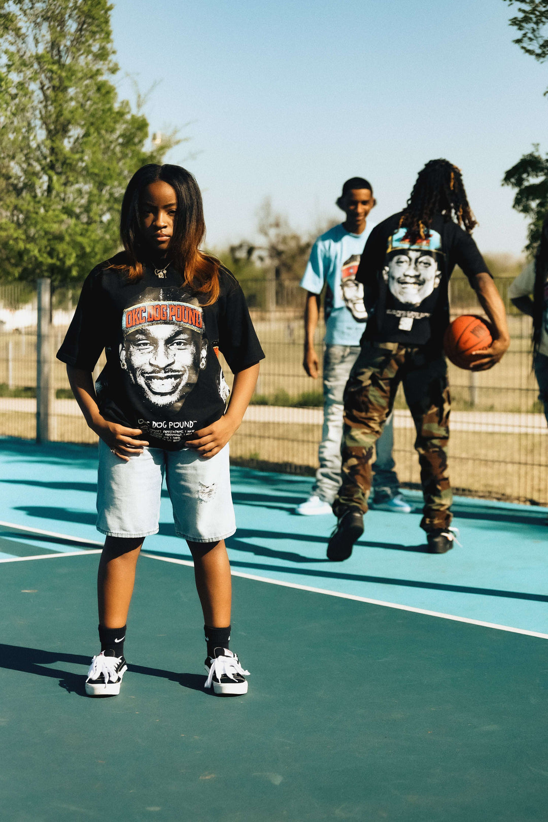 OKC Dogg Pound T-shirt - Heavyweight Playoff Tee | Oversized